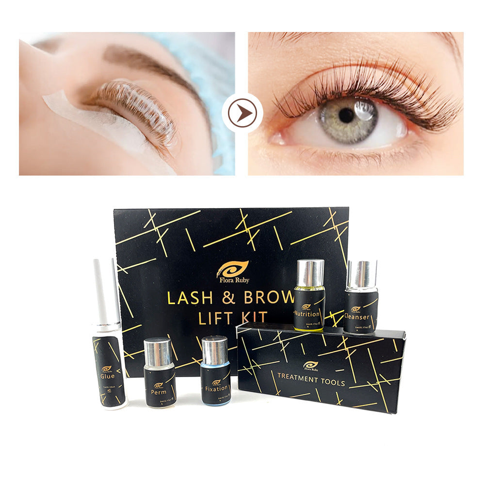 Eyebrow Scalding Eyelash Set Keratin Long-lasting Curling Beauty Makeup Eyebrow Scalding Eyelash Set Keratin Long-lasting Curling Beauty Makeup